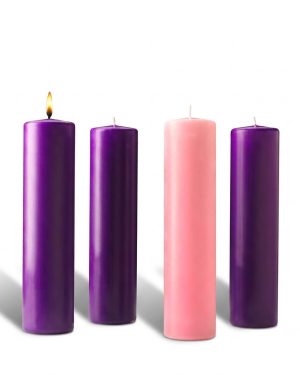 Advent Pillar Candles